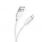 USB Data Cable Lite pre iPhone 5/6/7/8/X/Xs Biely
