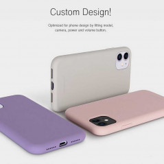 Silicone case na Apple iPhone 13 MERCURY Silikónový kryt Čierny