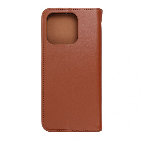 Peňaženkové puzdro Leather case SMART PRO na XIAOMI Redmi 12C Elegant Hnedý