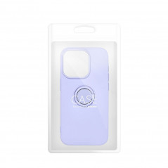 Kryt Silicone ring na Apple iPhone 15 Pro Fialový (Violet)