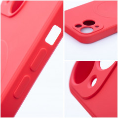 Kryt Silicone Mag Cover na Apple iPhone 11 MagSAFE  Červený