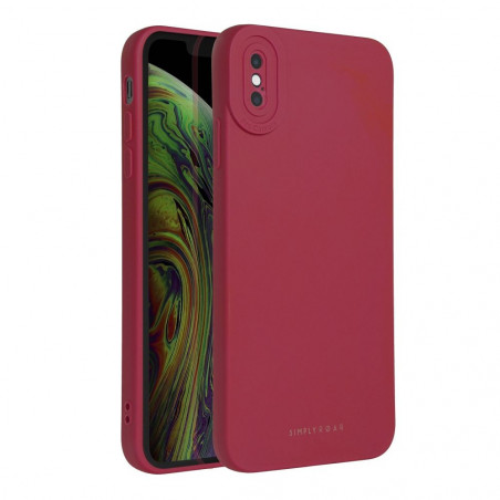 Kryt Roar Luna na Apple iPhone X Jednofarebný, Štýlový, Estetický doplnok Červený