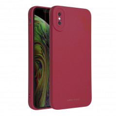 Kryt Roar Luna na Apple iPhone XS Jednofarebný, Štýlový, Estetický doplnok Červený