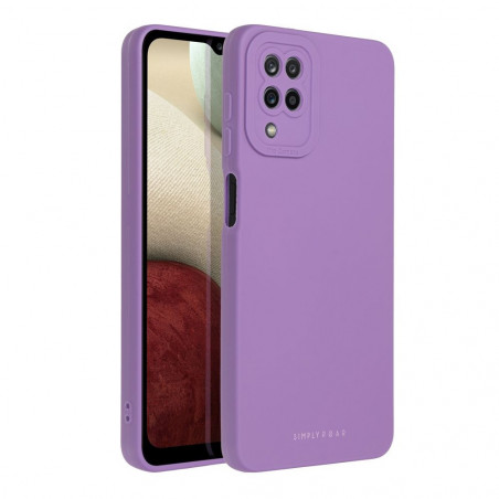 Kryt Roar Luna na Samsung Galaxy A12 Jednofarebný, Štýlový, Estetický doplnok  Fialový (Violet)