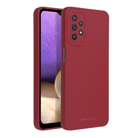 Kryt Roar Luna na Samsung Galaxy A32 5G Jednofarebný, Štýlový, Estetický doplnok Červený