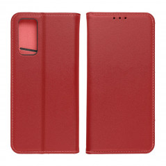 Peňaženkové puzdro Leather case SMART PRO na Apple iPhone 15 Pro Elegant  Vinovo červený