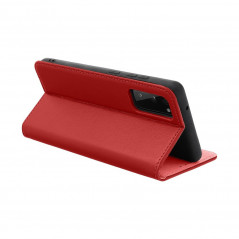 Peňaženkové puzdro Leather case SMART PRO na Apple iPhone 15 Pro Elegant  Vinovo červený