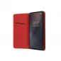 Peňaženkové puzdro Leather case SMART PRO na Apple iPhone 15 Pro Elegant  Vinovo červený