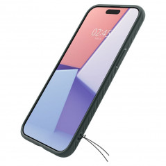 Kryt Spigen  Liquid Air na Apple iPhone 15 Pro Temne zelená