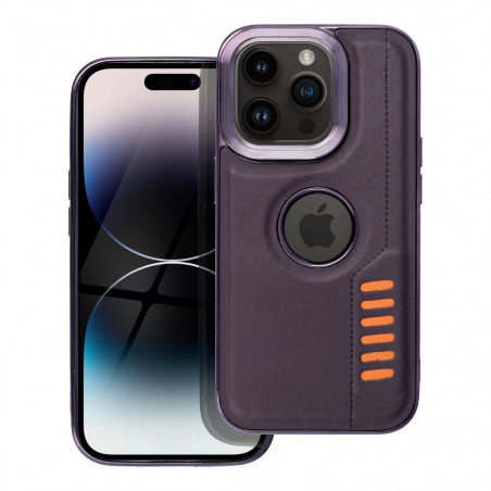 Kryt MILANO na Apple iPhone 14 Pro Tmavo fialový (purple)