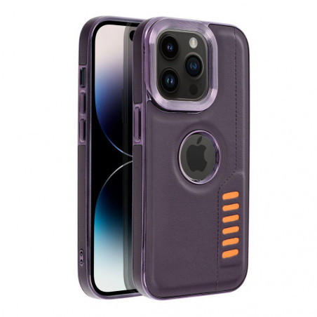 Kryt MILANO na Apple iPhone 14 Pro Tmavo fialový (purple)