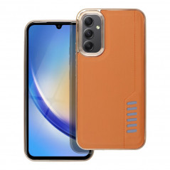 Kryt MILANO na Samsung Galaxy A34 Hnedý 
