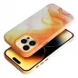 Kryt Leather Mag Cover na Apple iPhone 15 Pro Elegant  MagSAFE  Oranžová škvrna