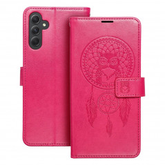 Peňaženkové puzdro MEZZO Book na Samsung Galaxy A34 Lapač snov  Purpurový 