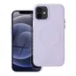 Kryt Roar Leather Mag na Apple iPhone 12 Elegant  MagSAFE  Fialový (Purple)