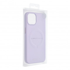 Kryt Roar Leather Mag na Apple iPhone 12 Elegant  MagSAFE  Fialový (Purple)