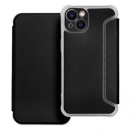 Peňaženkové puzdro Piano Book na Apple iPhone 13 Čierny