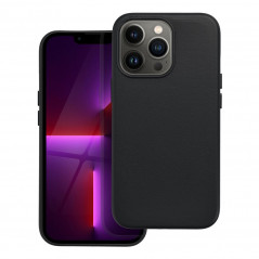 Kryt Leather Mag Cover na Apple iPhone 13 Pro Elegant  MagSAFE  Čierny