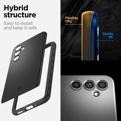 Kryt Spigen Thin Fit na Samsung Galaxy A54 Čierny