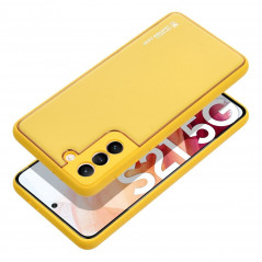 Kryt Leather na Samsung Galaxy A34 Žltý