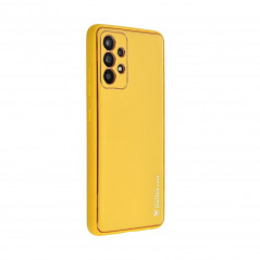 Kryt Leather na Samsung Galaxy A34 Žltý