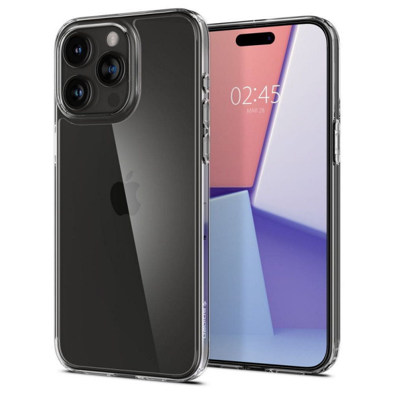 Kryt Spigen Airskin Hybrid na Apple iPhone 15 Pro Transparentný