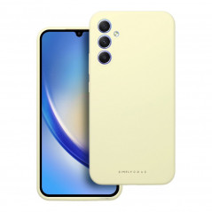 Kryt Roar Cloud-Skin na Samsung Galaxy A34 Svetlo žltý