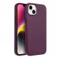 Kryt Leather Mag Cover na Apple iPhone 14 Plus Elegant  MagSAFE  Tmavo fialový (violet)