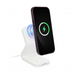 Kryt Leather Mag Cover na Apple iPhone 14 Plus Elegant  MagSAFE  Tmavo fialový (violet)