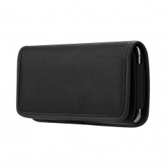 Univerzálne puzdro, Horizontálne puzdro Horizontal Belt Holster OXFORD na Apple iPhone 11 Čierny