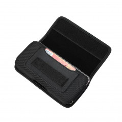 Univerzálne puzdro, Horizontálne puzdro Horizontal Belt Holster OXFORD na Apple iPhone 11 Čierny