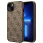 Kryt Guess 4G Gold Logo na Apple iPhone 14 Plus Elegant  Hnedý