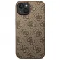 Kryt Guess 4G Gold Logo na Apple iPhone 14 Plus Elegant  Hnedý