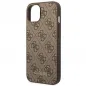 Kryt Guess 4G Gold Logo na Apple iPhone 14 Plus Elegant  Hnedý