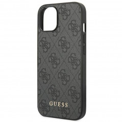 Kryt Guess 4G Gold Logo na Apple iPhone 14 Plus Elegant  Šedý