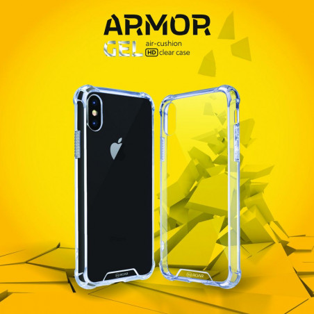 Kryt Roar Armor Jelly na Apple iPhone 14 Prémiové puzdro  Transparentný