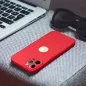 Kryt Soft na Apple iPhone 15 Pro Červený