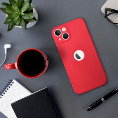 Kryt Soft na Apple iPhone 15 Pro Červený