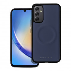 Kryt Roar Mag Morning na Samsung Galaxy A34 Elegant  MagSAFE  Tmavší modrý