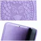 Peňaženkové puzdro MEZZO Book na Samsung Galaxy A22 5G Lapač snov  Fialový (Purple)