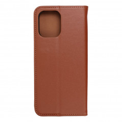 Peňaženkové puzdro Leather case SMART PRO na XIAOMI Redmi 12 Elegant  Hnedý
