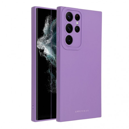 Kryt Roar Luna na Samsung Galaxy S22 Ultra Jednofarebný, Štýlový, Estetický doplnok  Fialový (Violet)