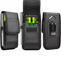 Univerzálne puzdro, Vertikálne puzdro Vertical Belt Holster OXFORD na Apple iPhone 12 Čierny