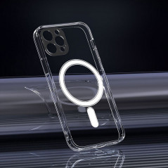 Kryt Clear Mag Cover na Apple iPhone 13 MagSAFE  Transparentný