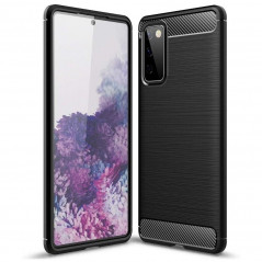 Kryt Carbon na Samsung Galaxy S20 FE 5G 2022 Elegant  Čierny