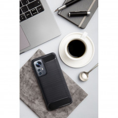 Kryt Carbon na XIAOMI Redmi Note 10 Elegant  Čierny