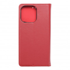 Peňaženkové puzdro Leather case SMART PRO na Apple iPhone 13 Pro Elegant  Vinovo červený
