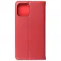 Peňaženkové puzdro Leather case SMART PRO na Apple iPhone 12 Elegant  Vinovo červený