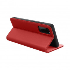 Peňaženkové puzdro Leather case SMART PRO na Apple iPhone 12 Elegant  Vinovo červený