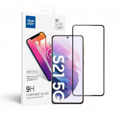 Ochranné sklo Blue Star 9H na Samsung Galaxy S21 5G Transparentný